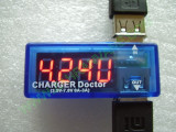 VA метър за USB charge 3.5-7V / 0-3А